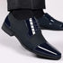 Elegant Lace-Up Oxfords for Men - PU Leather Formal Dress Shoes for Office, Weddings, and Casual Events - Luxury Pointed Toe Style